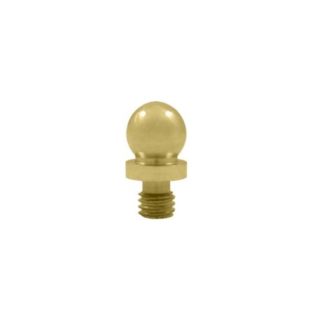 Deltana CHBT3 Ball Tip Cabinet Finial Polished Brass, 10PK CHBT3-XCP10